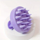 Solid Color Silicone Hair Washing Brush Anti-Dandruff Shampoo Brush Hair Cleansing Brush Scalp Massage Brush Suitable For All Hair Type
